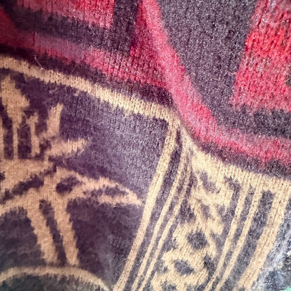 Vintage Men's Llama Pattern Cardigan Sweater - Picture 10 of 12